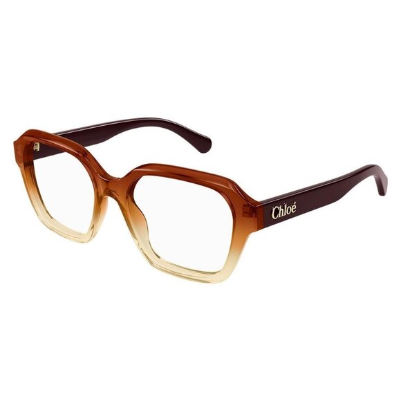 New Authentic  CHLOE Red Square CH0272O 005 Glasses Women - Picture 1 of 5